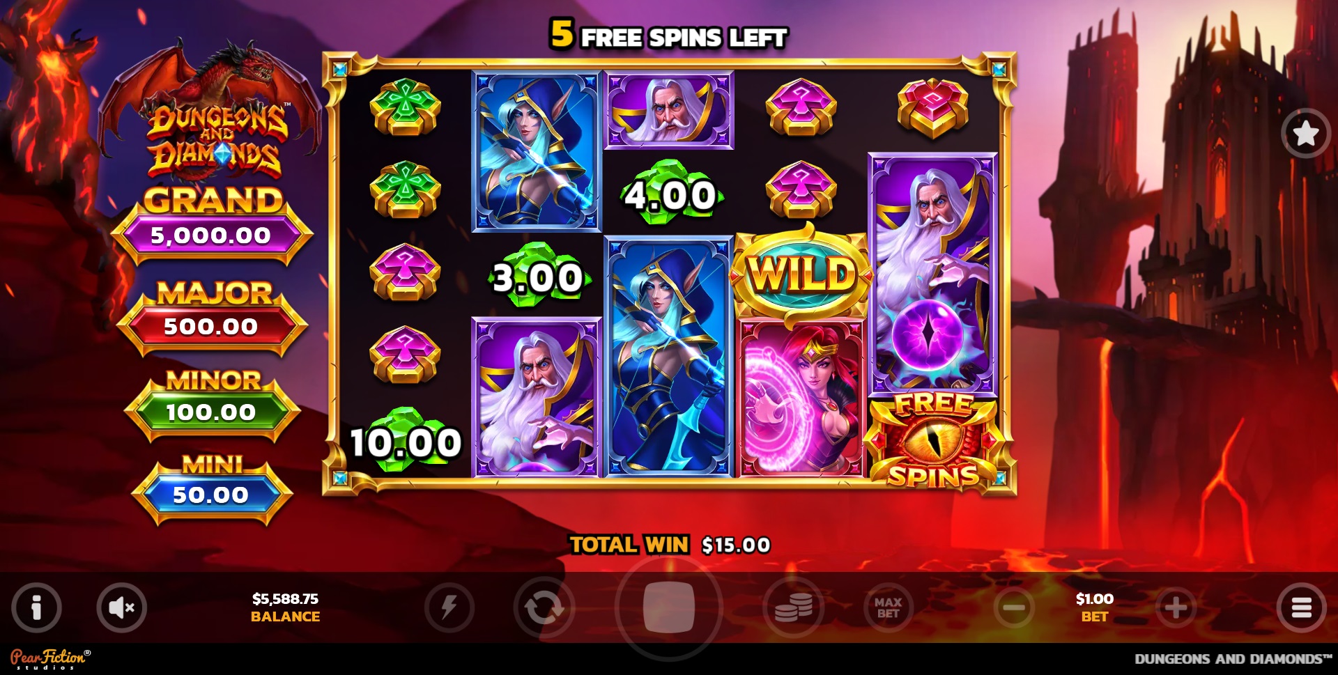 FREE SPINS FEATURE