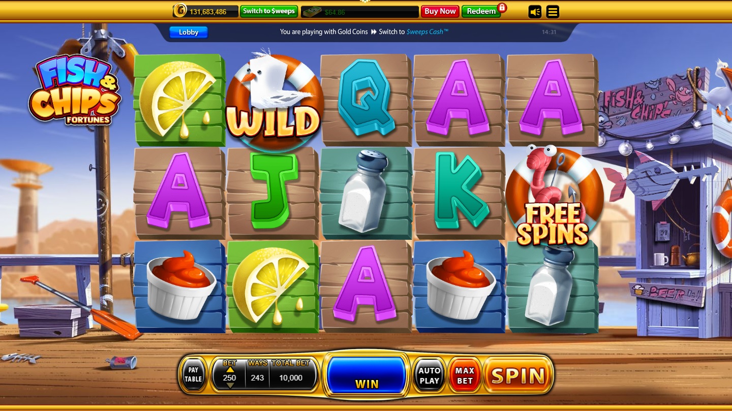 Fish & Chips Fortunes gameplay