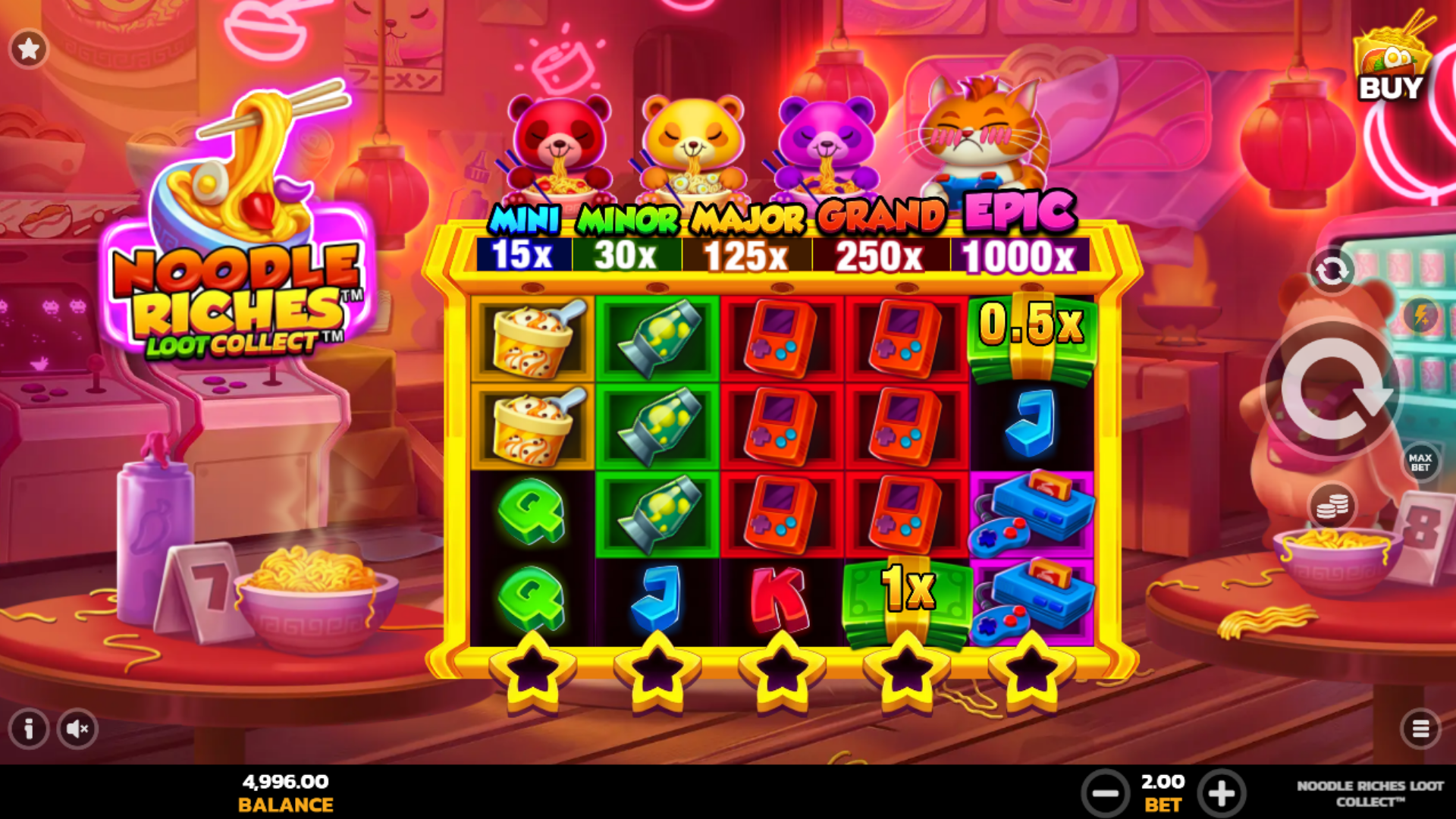 Noodle Riches™ gameplay
