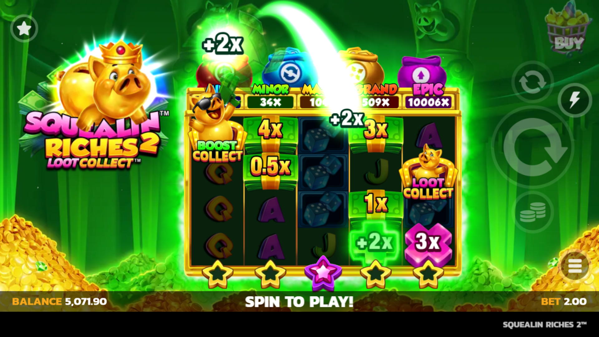 Loot Collect & Wild Symbol