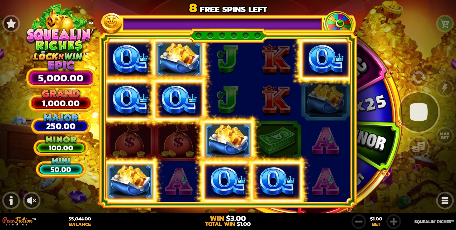 FREE SPINS FEATURE