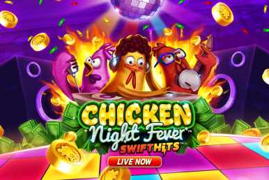 Chicken Night Fever™ SwiftHits™ is now LIVE and available on Games Global